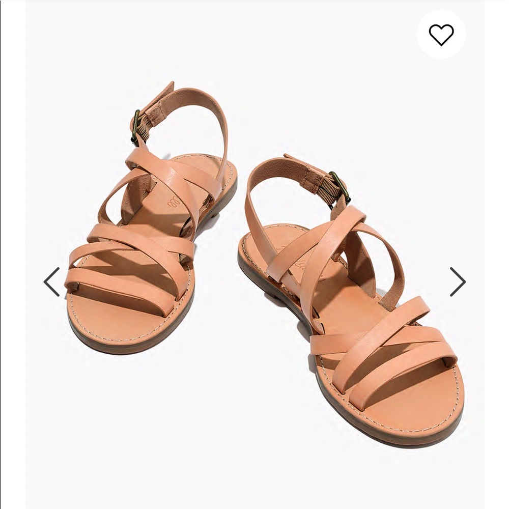 Madewell multi-strap boardwalk sandal